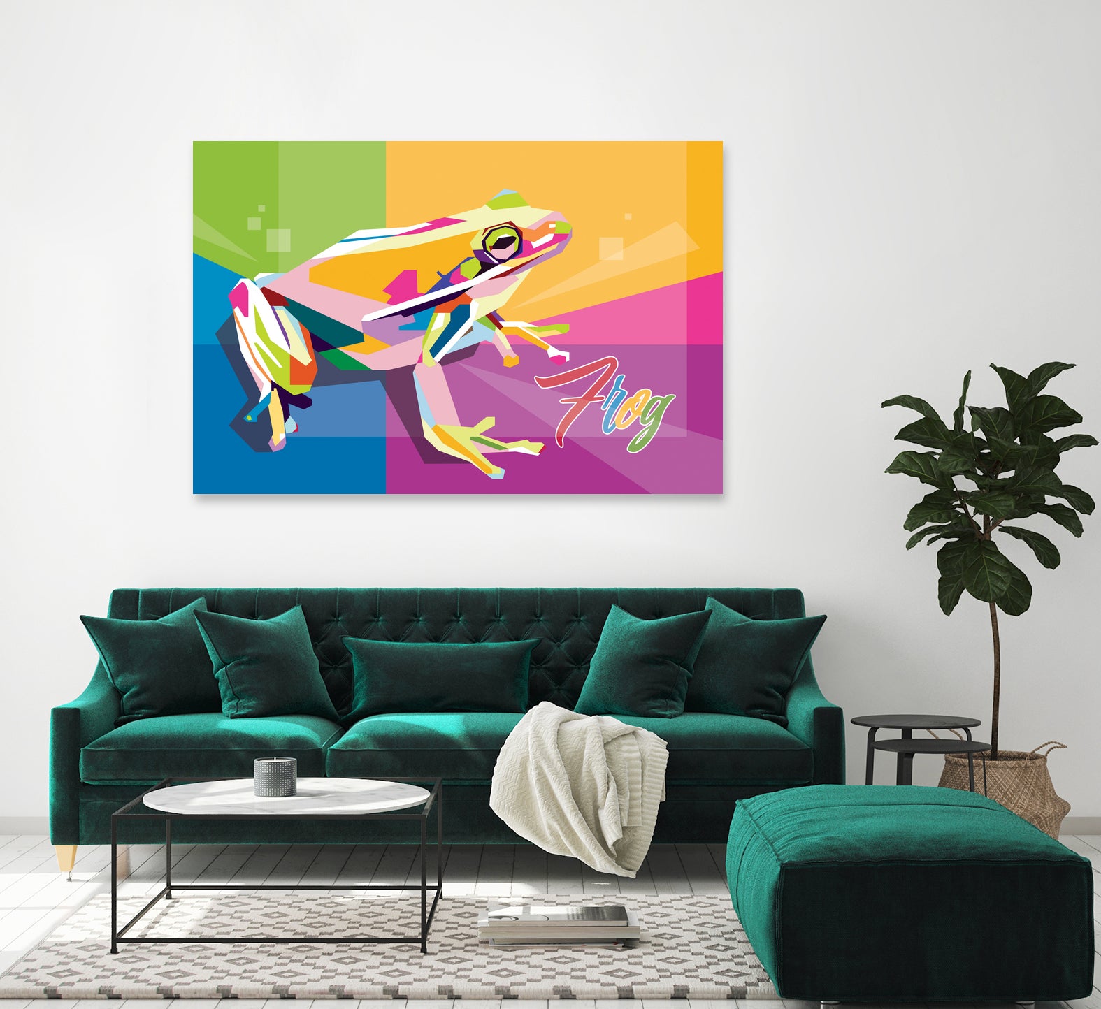 FROG - Color Full by Ahmad Taufiq on GIANT ART - white digital drawing