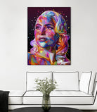 pop-gaga by Alessandro Pautasso on GIANT ART - fuchsia digital painting