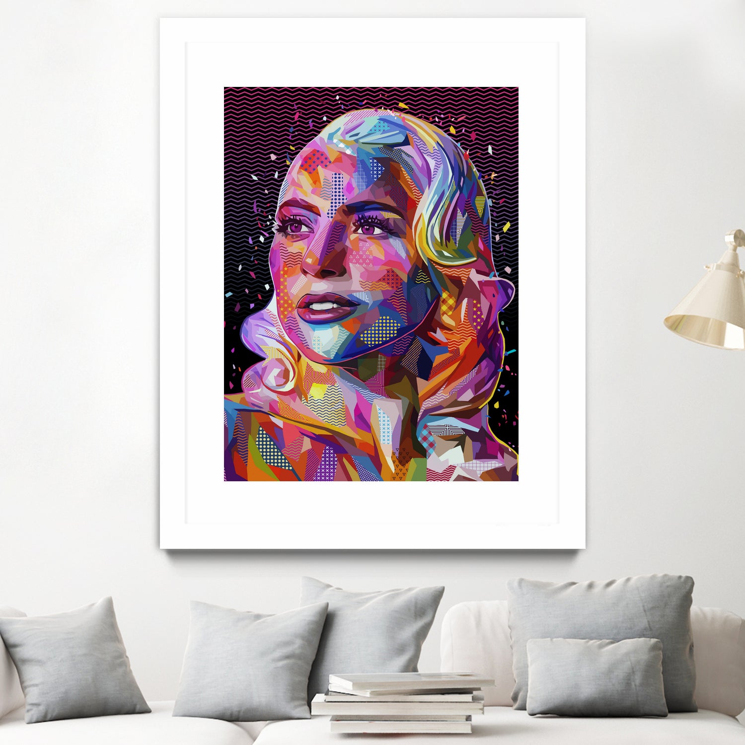 pop-gaga by Alessandro Pautasso on GIANT ART - fuchsia digital painting