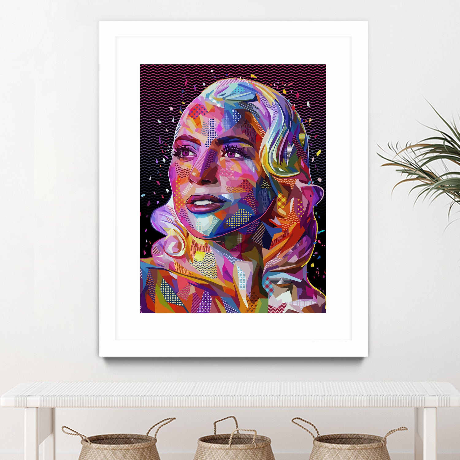 pop-gaga by Alessandro Pautasso on GIANT ART - fuchsia digital painting