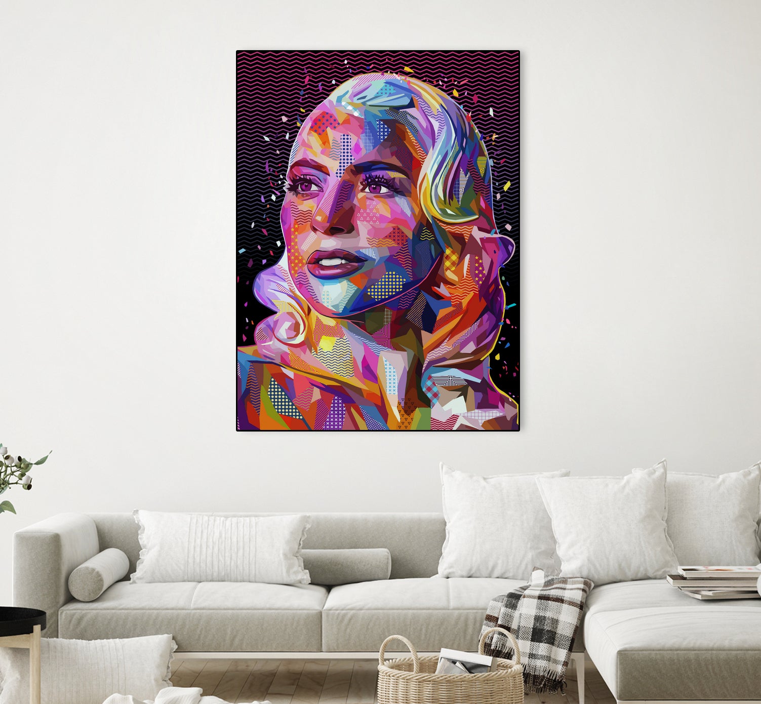 pop-gaga by Alessandro Pautasso on GIANT ART - fuchsia digital painting