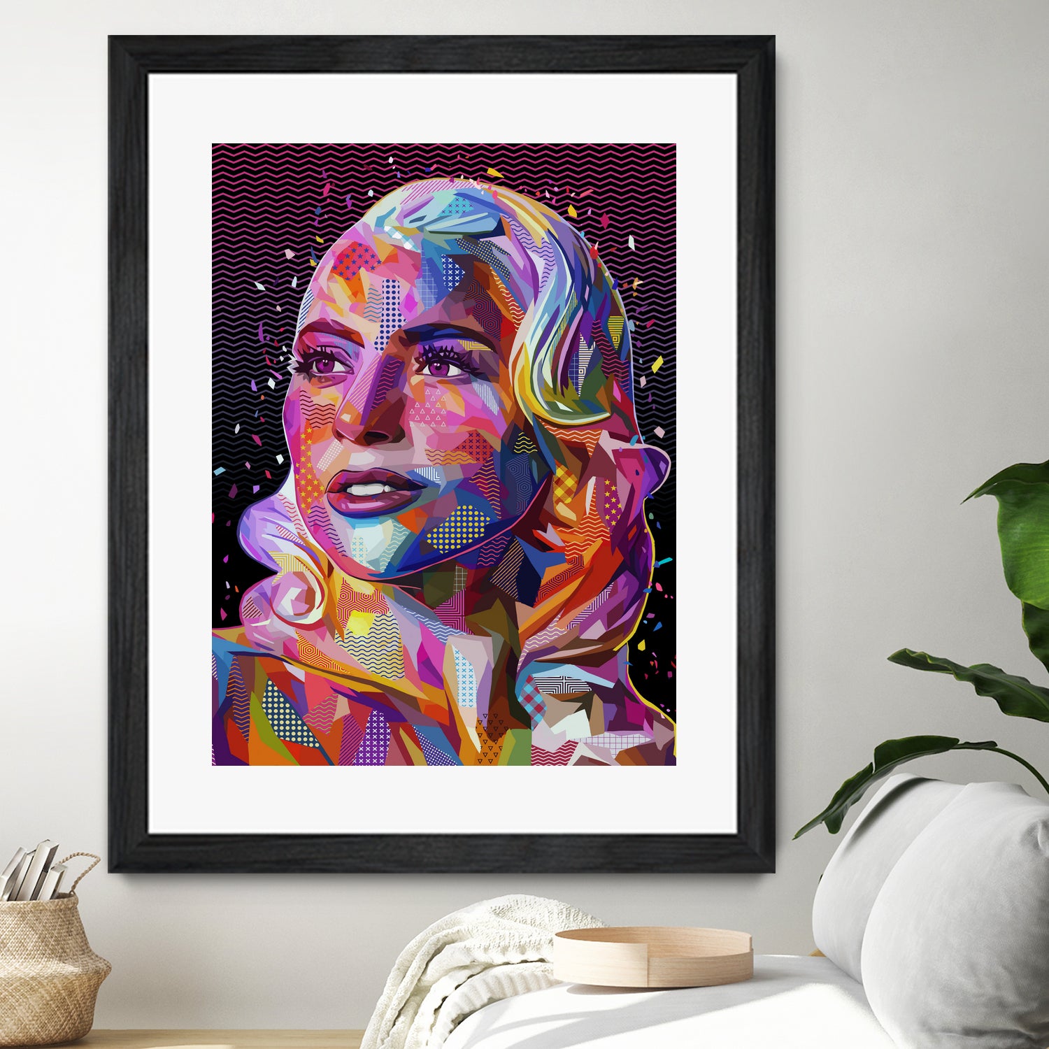 pop-gaga by Alessandro Pautasso on GIANT ART - fuchsia digital painting