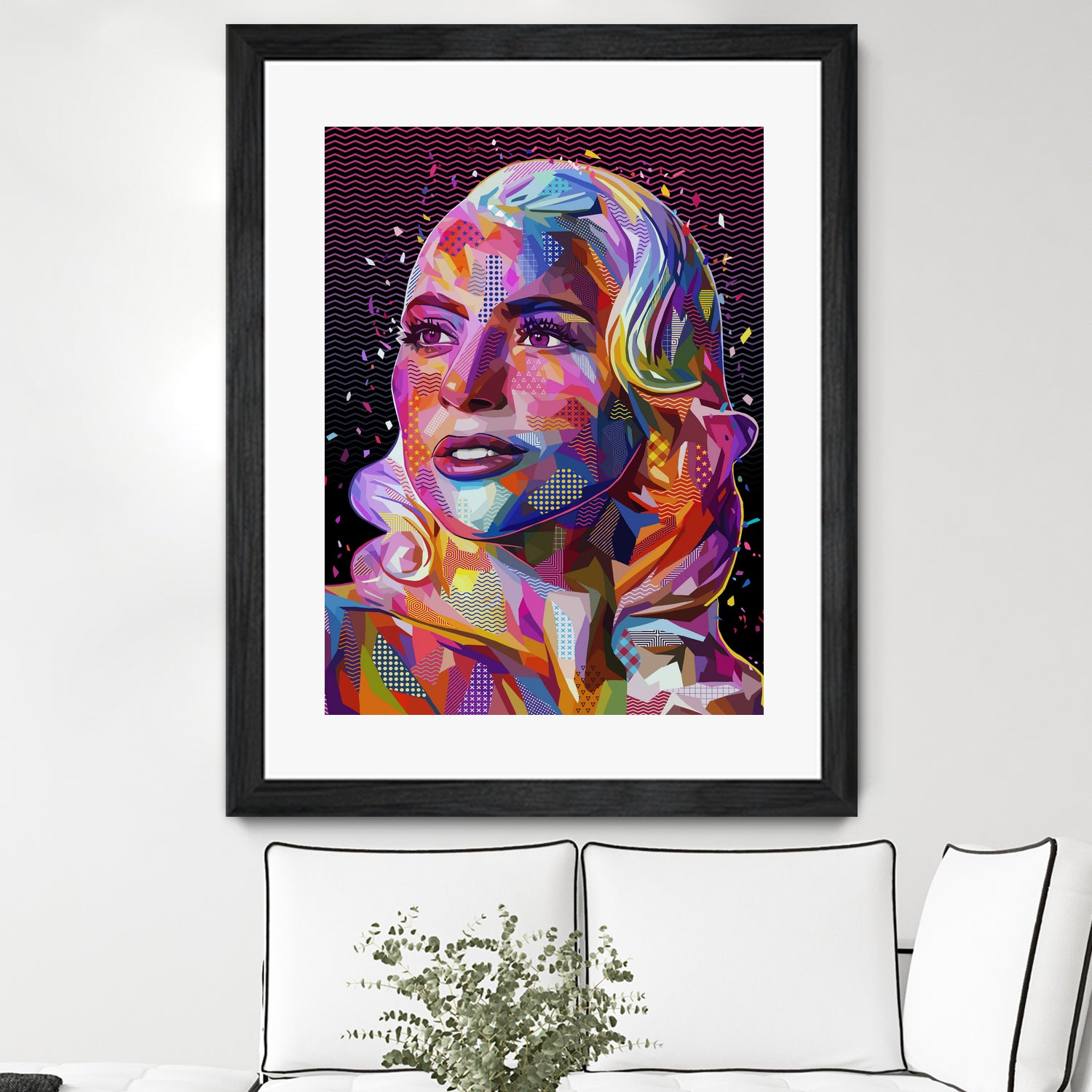 pop-gaga by Alessandro Pautasso on GIANT ART - fuchsia digital painting