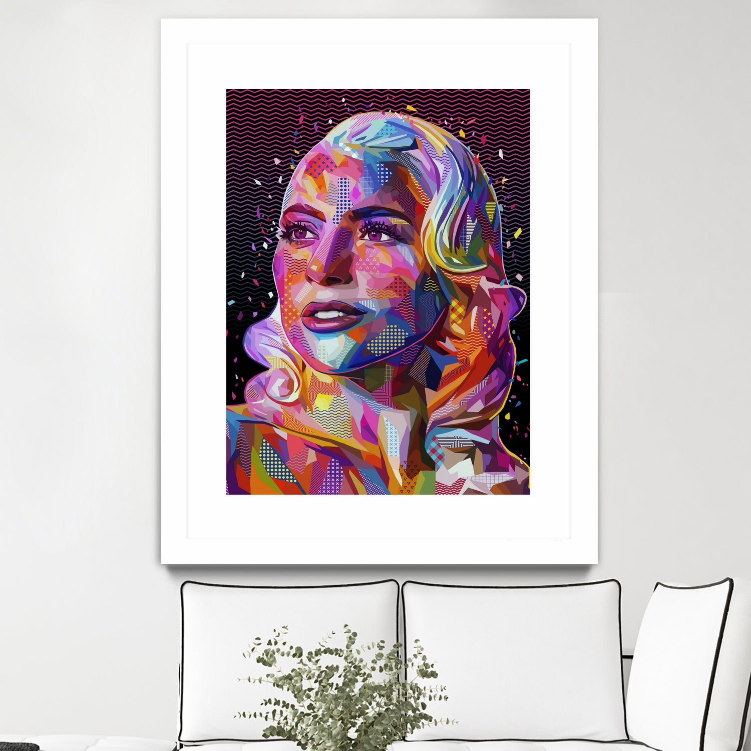 pop-gaga by Alessandro Pautasso on GIANT ART - fuchsia digital painting