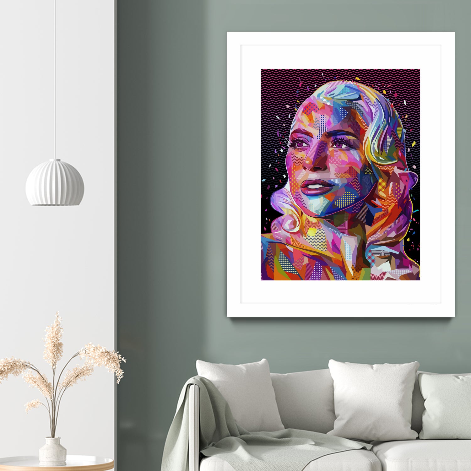 pop-gaga by Alessandro Pautasso on GIANT ART - fuchsia digital painting