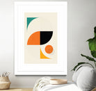 Mid Century Modern Abstract Pop, Retro Style by Studio North on GIANT ART - orange digital drawing