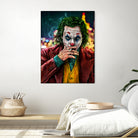 Smoking Joker Pt.1 by Arcadia Wiryawan on GIANT ART - red digital painting