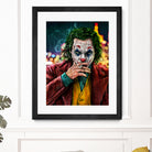 Smoking Joker Pt.1 by Arcadia Wiryawan on GIANT ART - red digital painting