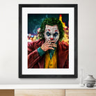 Smoking Joker Pt.1 by Arcadia Wiryawan on GIANT ART - red digital painting