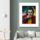 Smoking Joker Pt.1 by Arcadia Wiryawan on GIANT ART - red digital painting