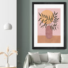 olive branch by Laura Graves on GIANT ART - pink digital painting