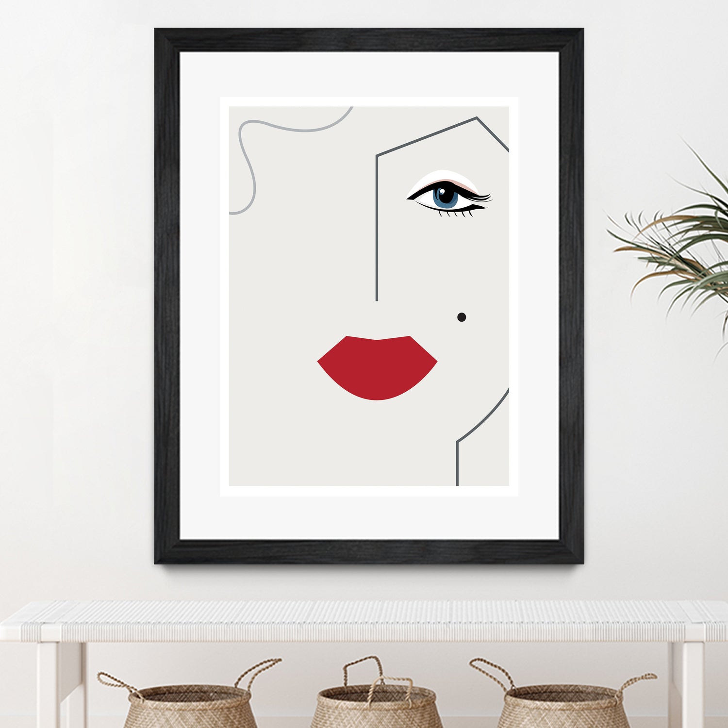 Marilyn Monroe by Camilla Victoria Szilagyi on GIANT ART - red digital drawing