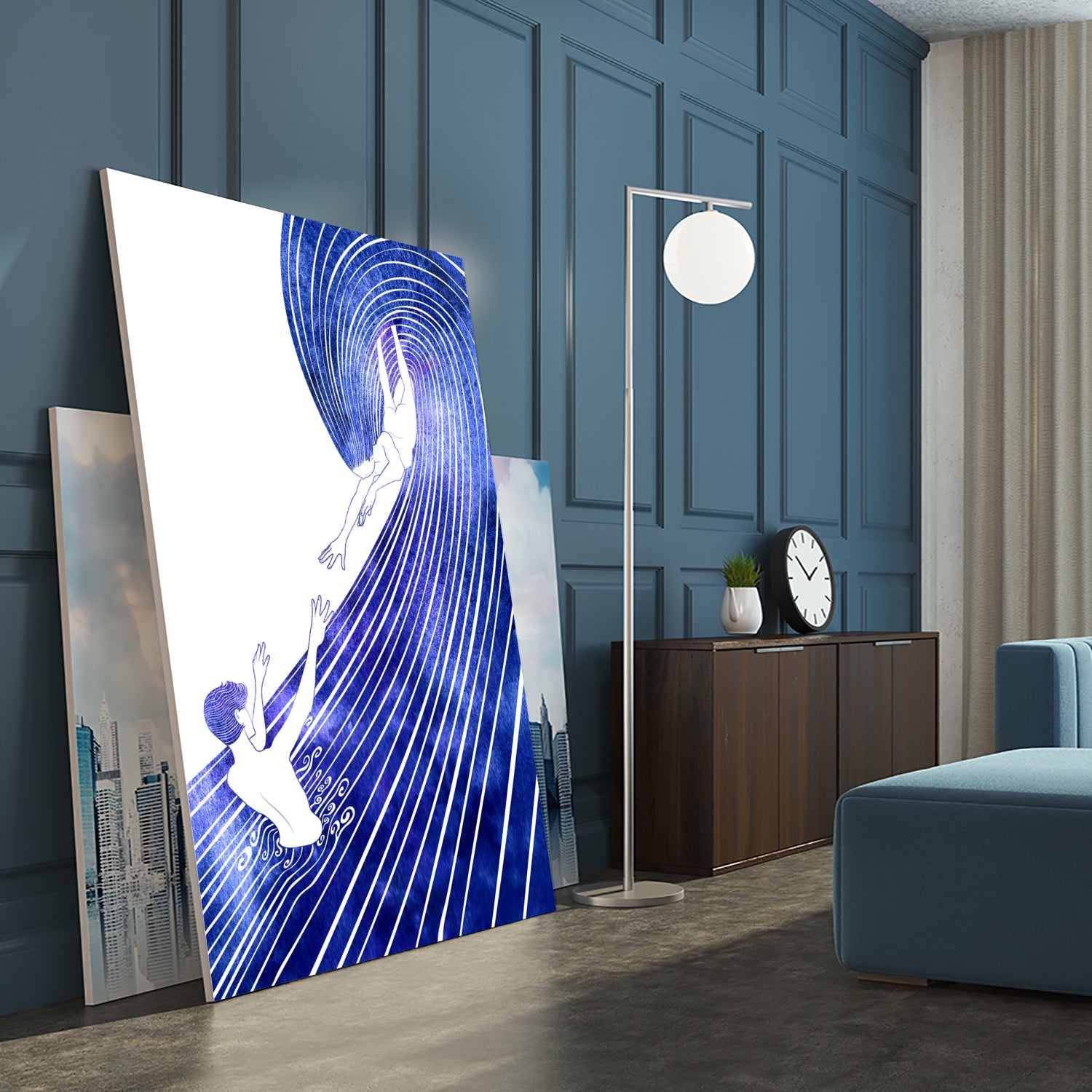 Sao by Stevyn Llewellyn on GIANT ART - blue digital painting