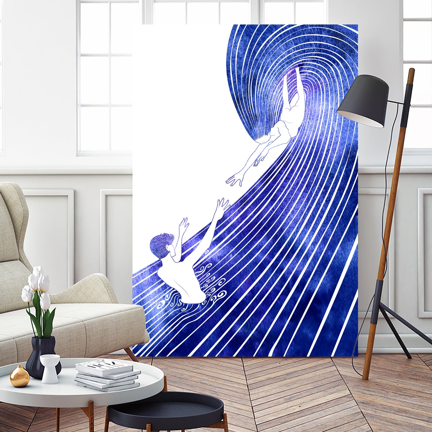 Sao by Stevyn Llewellyn on GIANT ART - blue digital painting