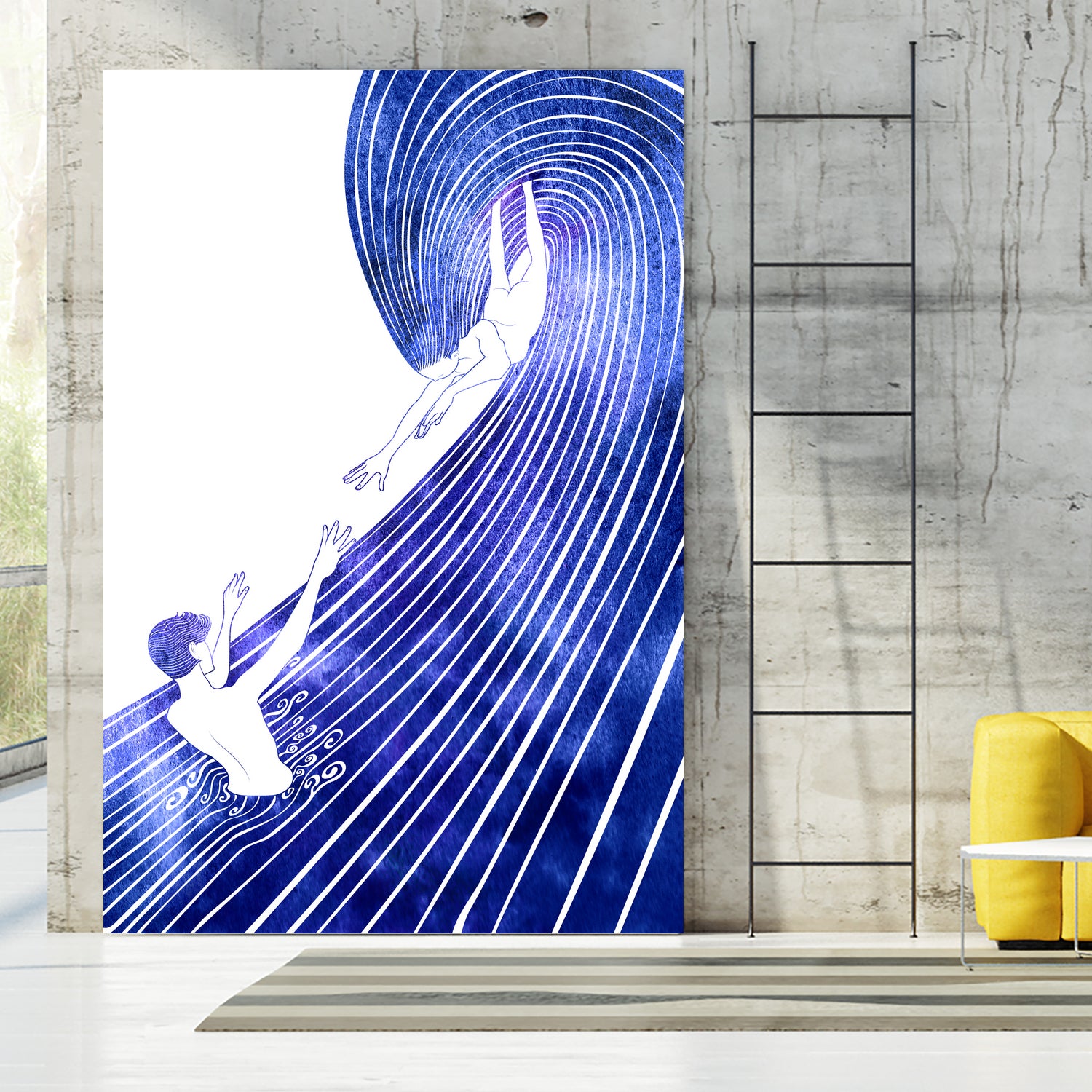 Sao by Stevyn Llewellyn on GIANT ART - blue digital painting