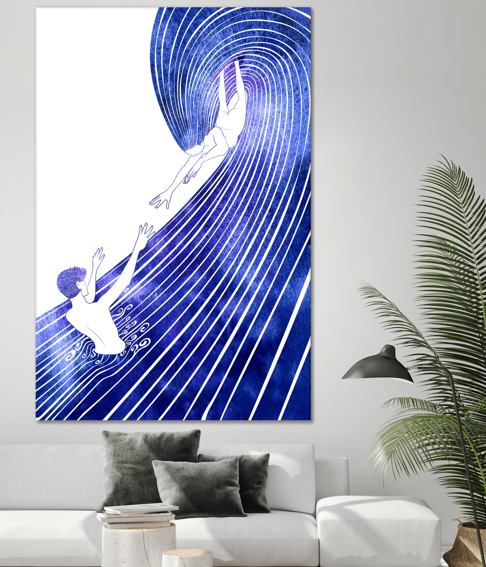 Sao by Stevyn Llewellyn on GIANT ART - blue digital painting