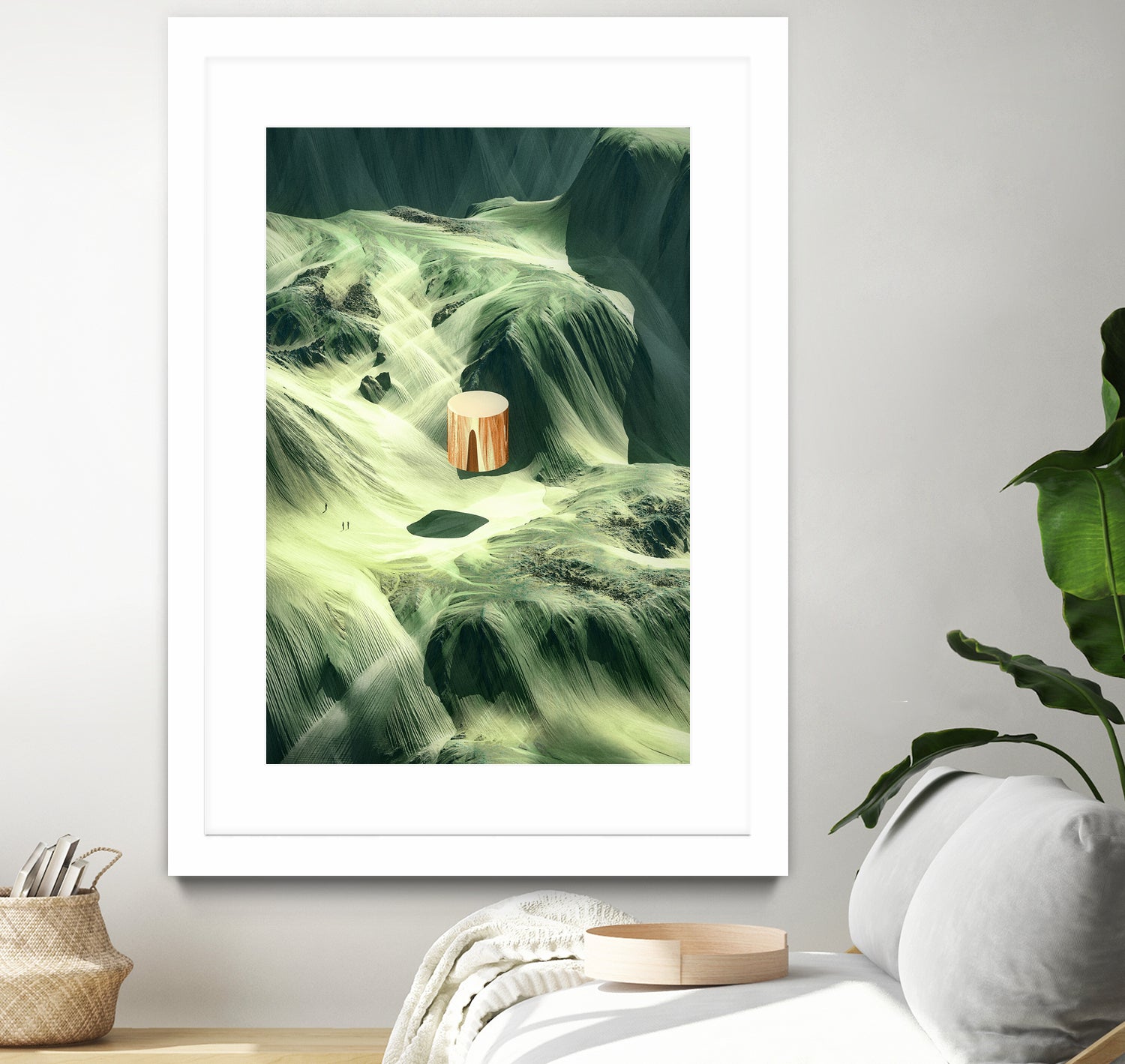 Shapes in Nature 6 by . Chaotic Atmospheres on GIANT ART - green digital painting