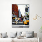 SoHo New York City by Matthew Holden Bates on GIANT ART - red mixed media