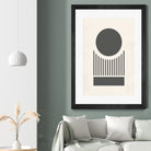 Mid Century Modern Geometry 02 by Studio North on GIANT ART - black digital drawing