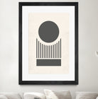 Mid Century Modern Geometry 02 by Studio North on GIANT ART - black digital drawing