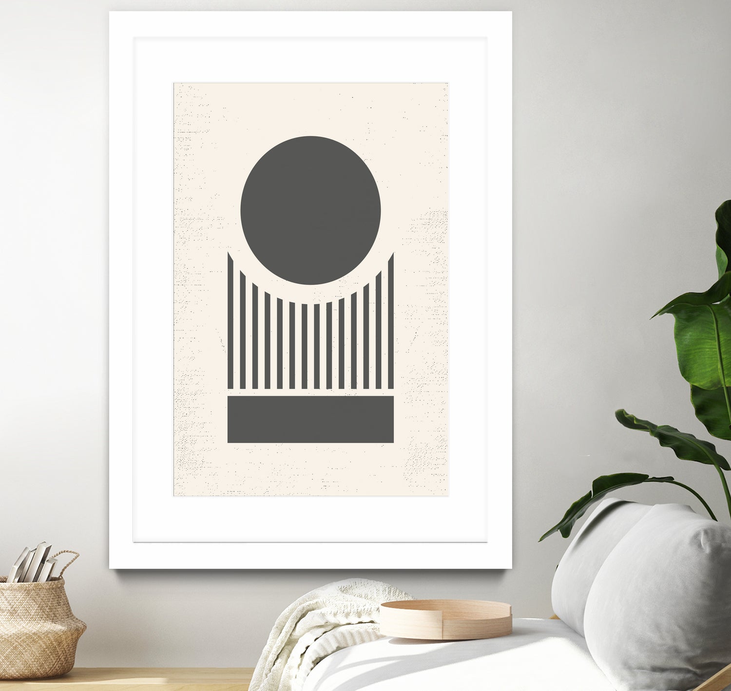 Mid Century Modern Geometry 02 by Studio North on GIANT ART - black digital drawing