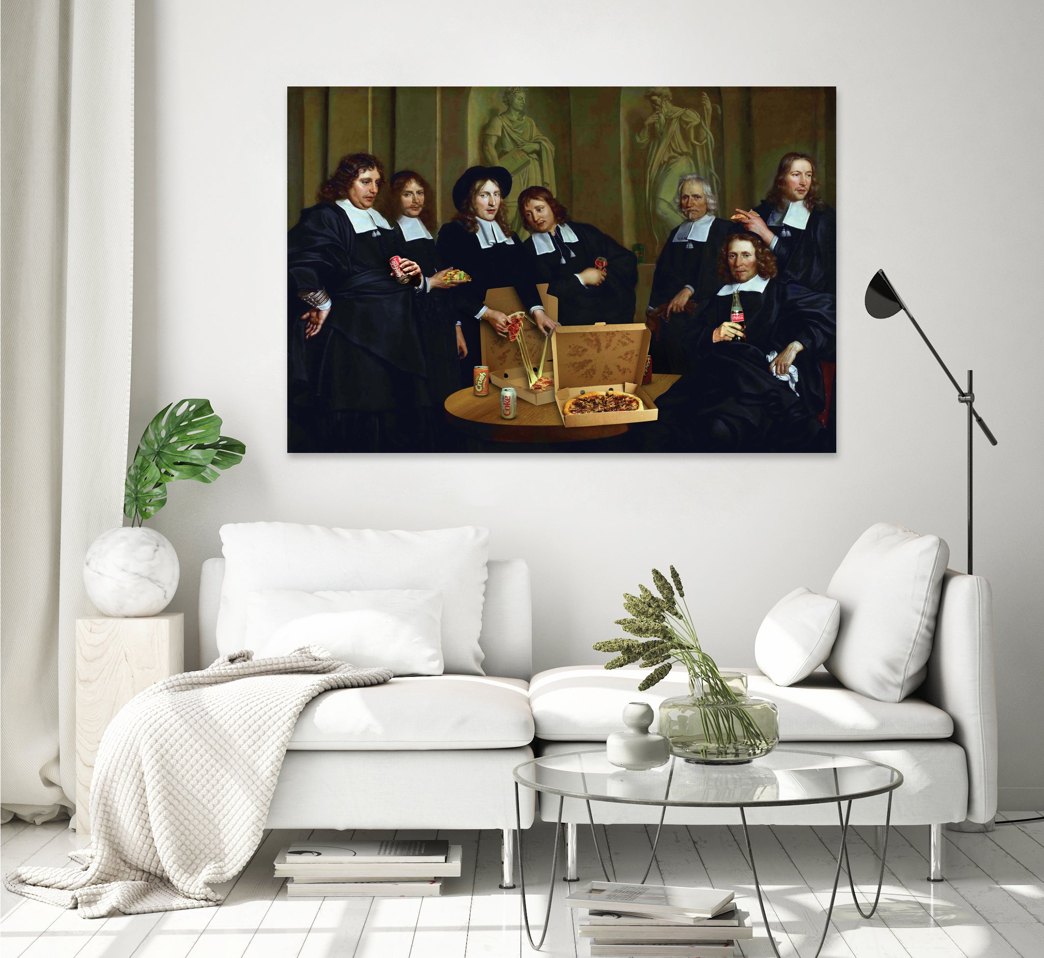 Pizza Time by José Luis Guerrero on GIANT ART - brown digital painting