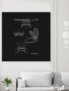 Toilet Seat and Cover Patent - Black by Finlay McNevin on GIANT ART - black typography