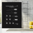 Toothbrush Patent - Black by Finlay McNevin on GIANT ART - black typography