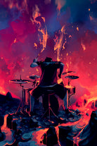 Rage by Cyril Rolando on GIANT ART - red digital painting