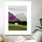 scottish landscape by Katherine Blower on GIANT ART - gray digital painting