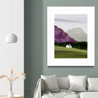 scottish landscape by Katherine Blower on GIANT ART - gray digital painting