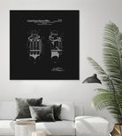 Jacques Cousteau Diving Unit Patent - Black by Finlay McNevin on GIANT ART - black typography