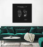 Jacques Cousteau Diving Unit Patent - Black by Finlay McNevin on GIANT ART - black typography