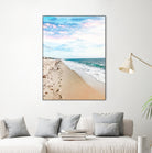 A Walk On The Beach by Uma Gokhale on GIANT ART - blue photo illustration