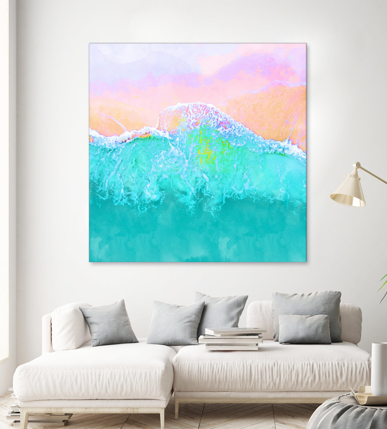 The Sea by Uma Gokhale on GIANT ART - blue digital painting