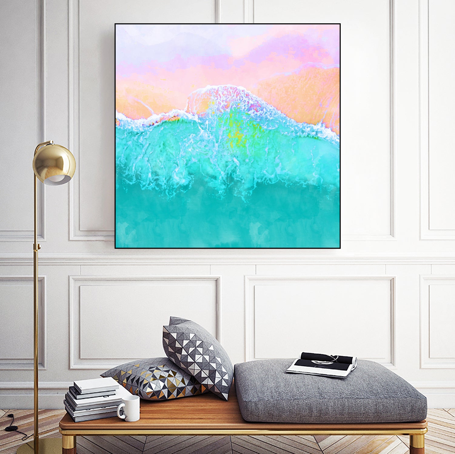 The Sea by Uma Gokhale on GIANT ART - blue digital painting