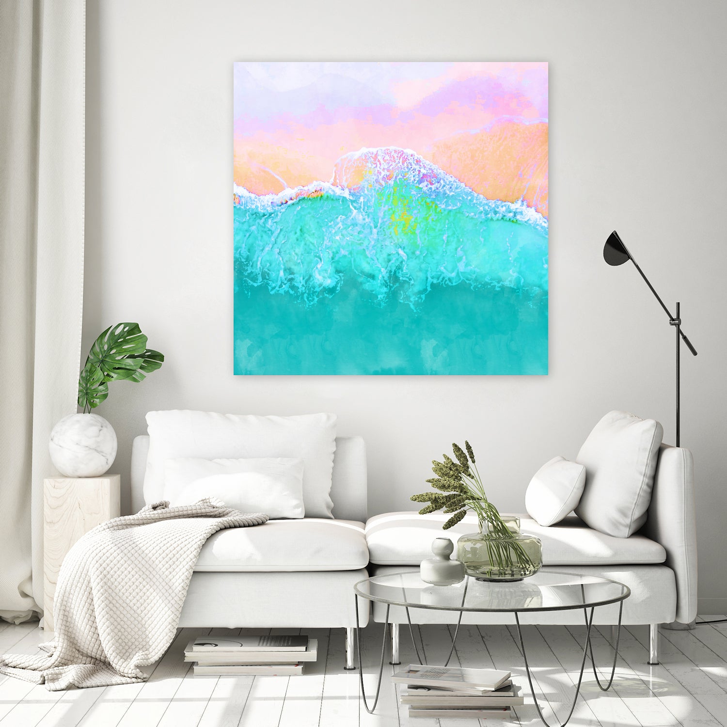 The Sea by Uma Gokhale on GIANT ART - blue digital painting