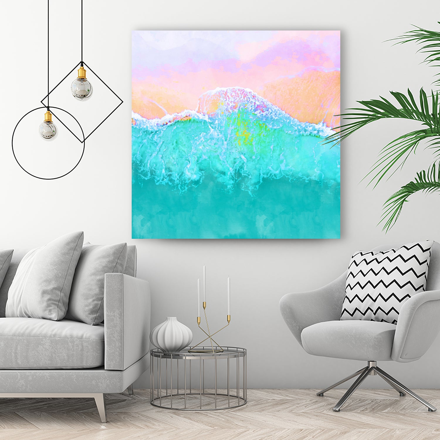 The Sea by Uma Gokhale on GIANT ART - blue digital painting