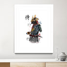 Samurai watercolor by Antonio Camarena on GIANT ART - white digital painting