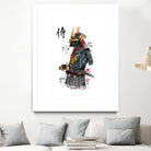 Samurai watercolor by Antonio Camarena on GIANT ART - white digital painting