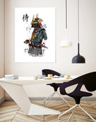Samurai watercolor by Antonio Camarena on GIANT ART - white digital painting