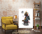 Samurai watercolor by Antonio Camarena on GIANT ART - white digital painting