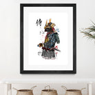 Samurai watercolor by Antonio Camarena on GIANT ART - white digital painting