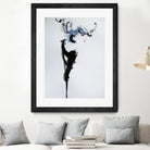 Fashion watercolor portrait by enmo enmo lin on GIANT ART - white photo illustration