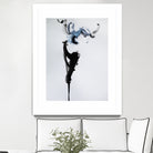 Fashion watercolor portrait by enmo enmo lin on GIANT ART - white photo illustration