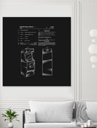 Arcade Game Patent - Black by Finlay McNevin on GIANT ART - black typography