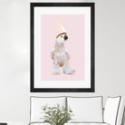 SNEAKER COCKATOO by Jonas Loose on GIANT ART - pink photo manipulation