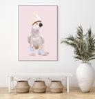 SNEAKER COCKATOO by Jonas Loose on GIANT ART - pink photo manipulation