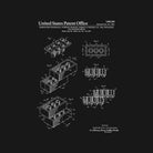 Toy Building Brick Patent - Black by Finlay McNevin on GIANT ART - black typography