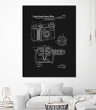 Camera Patent - Black by Finlay McNevin on GIANT ART - black typography